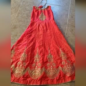 Indian pakistani anarkali dress crocktop salvarsuit chudidar